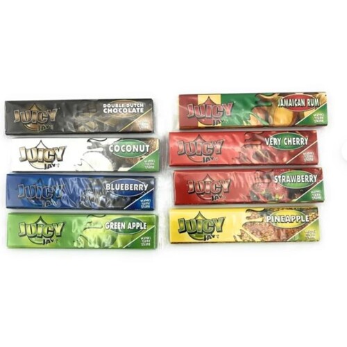 Juicy Jay´s Kingsize Flavored Rolling Papers Mix-N-Roll - 8 flavors