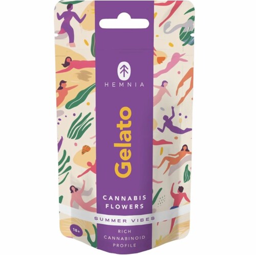 Hemnia CBD Flowers, Gelato - Summer Vibes, 1 g