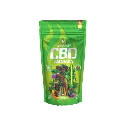 CanaPuff CBD Flower Amnesia, CBD 69 % , 3 g