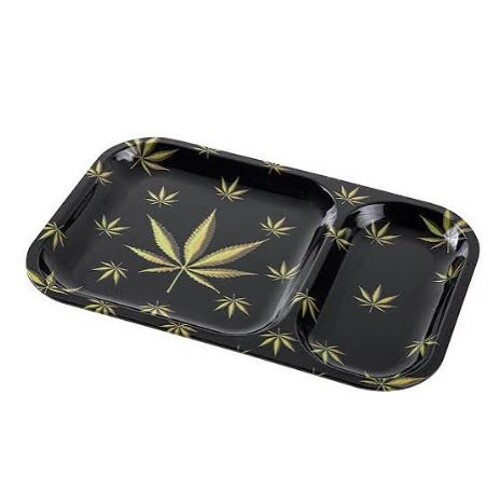 Rolling Tray 23 cm Golden Leave