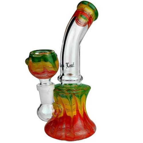 Black Leaf Mini-Bubbler rasta