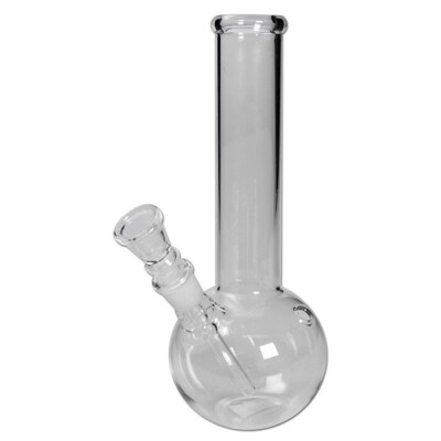 Vodné bongo sklenené, priehĺadné, rovné, výška 203mm