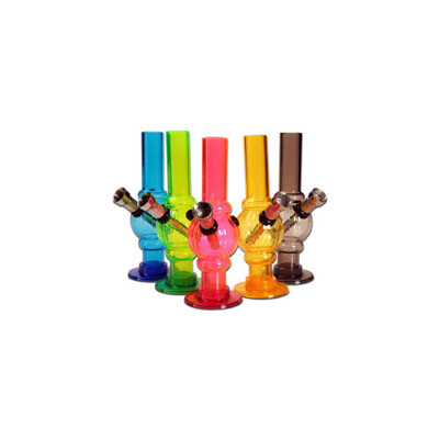 Mini acrylbongs neon colored blue