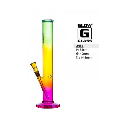 Bong sklenený Reaggae rovné 35cm