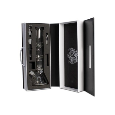 Black Leaf Boxed Bong Ice for Herbs/Oil 36 cm