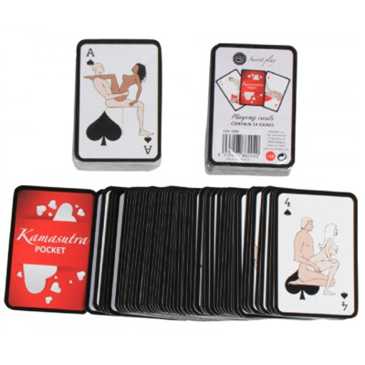 SECRETPLAY - POCKET KAMASUTRA PLAYING CARDS (ES/EN/PT/IT/FR/DE)