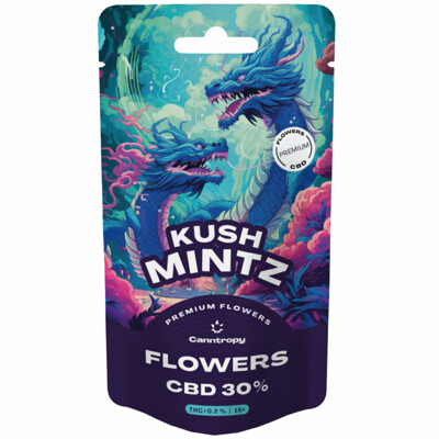 Canntropy CBD Flowers Kush Mintz, CBD 30 %, 3 grams
