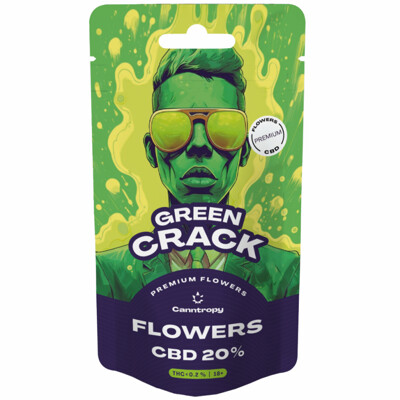 Canntropy CBD Flowers Green Crack, CBD 20 %, 3 grams