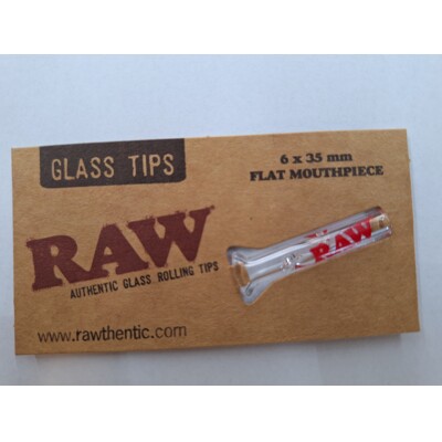 Raw Üveg Tip Slim 6mm x 35 mm lapított végű