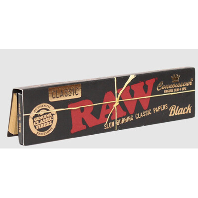 RAW Black Connoisseur King Size Slim + tip