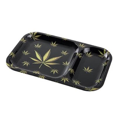 Rolling Tray 23 cm Golden Leave