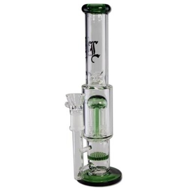 Black Leaf Ice HoneyComb Tree Percolator Green