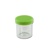 Silicone Lid Glass Jar Green 10ml